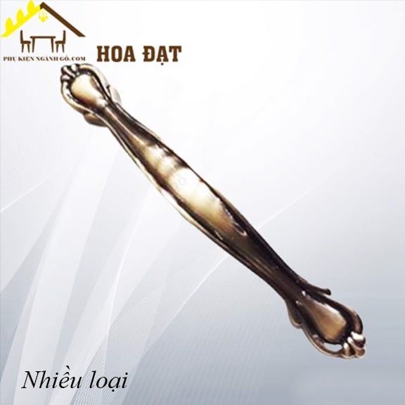 Tay nắm tủ Vinahardware dài 128mm màu rêu - HD028401