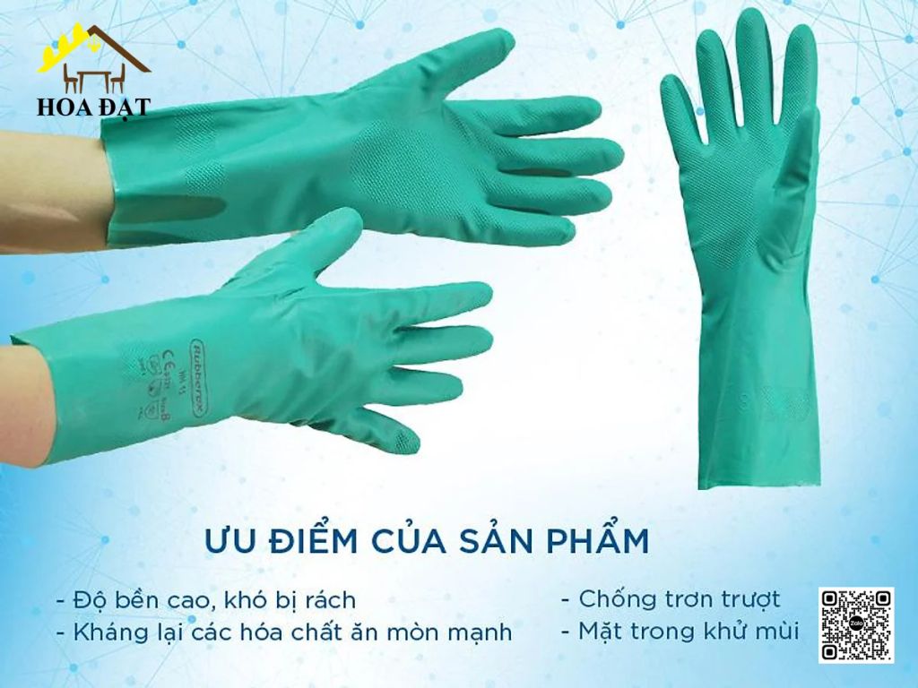 Găng tay nitril NF1513 chống dầu - Đồ bảo hộ lao động