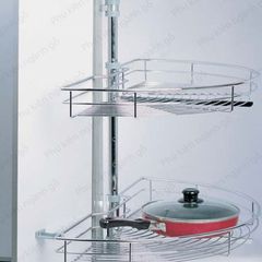 Giá kệ chén đĩa xoong nồi gia vị loại mâm xoay rổ VNR (715*565) VNR VNH002562