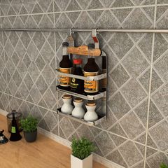 Giá treo ngoài gia vị 3 tầng inox 304 VNR VNH002626-VNH002626