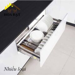 Giá kệ chén đĩa inox hộp gắn cánh - nhiều kích thước - VNR VNH0057R900a