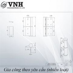 Bản lề cối xoay Vinahardware kích thước 100x27mm-H0567B