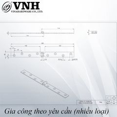 Bản lề lá hai mảnh Vinahardware loại 110*18*2mm - H1299