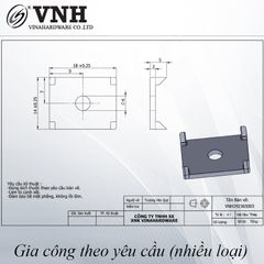 Pat ( Bas) sắt xi trắng Vinahardware kích thước 18x14 - VNH292365003