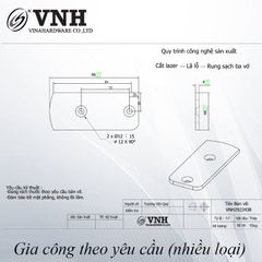 Pat ( Bas) sắt 2 lỗ Vinahardware (40x96x4)- VNH2923438