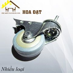 Bánh xe tủ tiren Vinahardware loại M8x30mm có khóa VN1 CT09850A1-CT09850A1