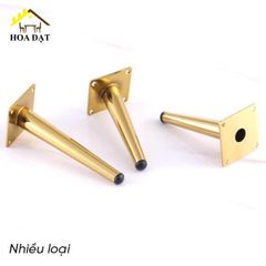 Chân côn ghế sofa Vinahardware, màu vàng gold - Nhiều kích thước - Loại thẳng - Loại Nghiêng VNH250S