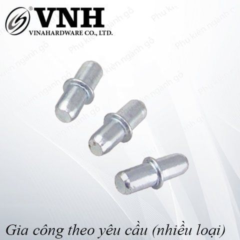 Chốt đỡ kệ ti sắt tròn Vinahardware kích thước 5*20mm CDK1217-CDK1217
