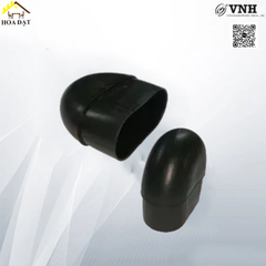 Nút nhựa oval Vinahardware loại30x60mm, màu đen - NN3060B
