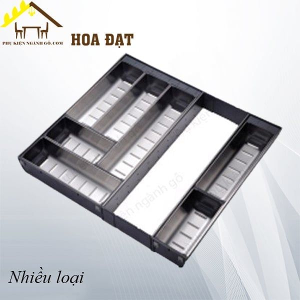 Khay để chia thìa muổng nĩa Inox 304 rộng 500mm VNR VNH212R500-VNH212R500