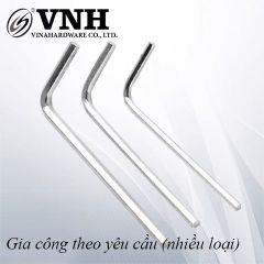Khóa lục giác, màu trắng Vinahardware loại M6 dài 78mm HK695W-HK695W