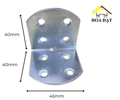 Pat ( Bas) ke vuông 8 lỗ Vinahardware loại 45x40 màu trắng BV4540Z-BV4540Z