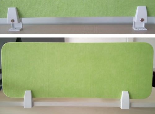 Kẹp vách ngăn bàn - Pat ( bas ) kẹp kính chân 1 bên H0002T