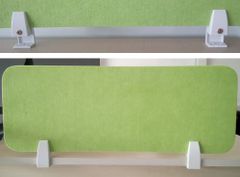 Kẹp vách ngăn bàn - Pat ( bas ) kẹp kính chân 1 bên H0002T