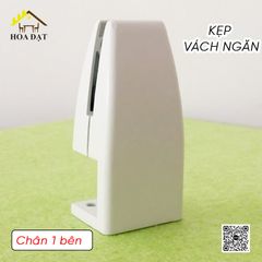 Kẹp vách ngăn bàn - Pat ( bas ) kẹp kính chân 1 bên H0002T