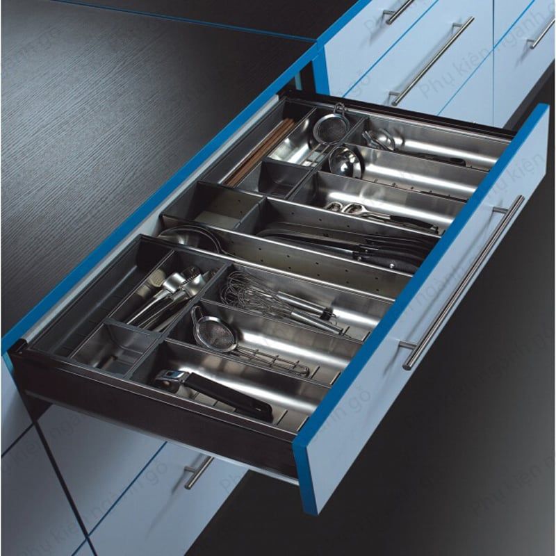 Khay để chia thìa muổng nĩa Inox 304 Vinahardware (nhiều loại) SP002293 (Bộ)