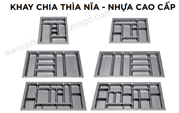 Khay chia nhựa Vinahardware, màu xám - VNH700EU
