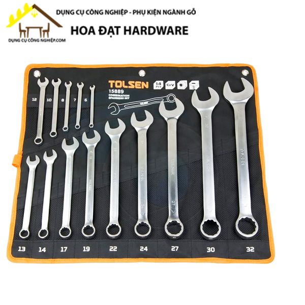 Bộ chìa khóa vòng - miệng 14 món Tolsen 15889