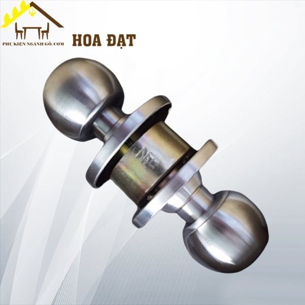 Khóa cửa núm tròn trắng khía NEO SP028526