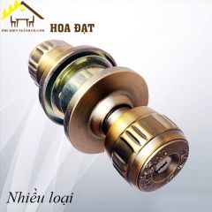 Khoá cửa núm tròn rồng nâu DL2123-DL2123