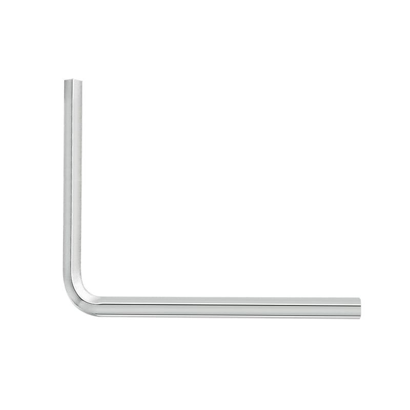 Khóa lục giác chữ L Vinahardware, M4 size 70x70 xi trắng- HK47070-HK47070