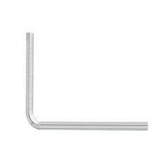 Khóa lục giác chữ L Vinahardware, M4 size 70x70 xi trắng- HK47070-HK47070