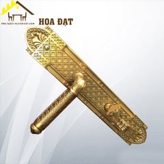 Khóa cửa tay gạt Novosom DL2127 màu vàng 24K cao cấp