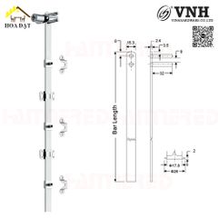 Khoá 3 ngăn Hamered KT3027-KT3027