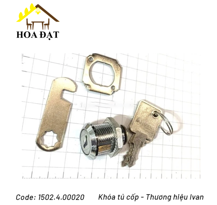Khóa tủ cốp Vinahardware - KT0040HM