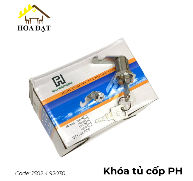 Khóa tủ cốp Vinahardware - KT0040HM