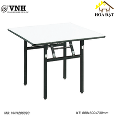 D800xR800xC730 | Khung sắt vuông xếp gọn sơn đen tĩnh điện Vinahardware - 800x800x730mm  VNH286090