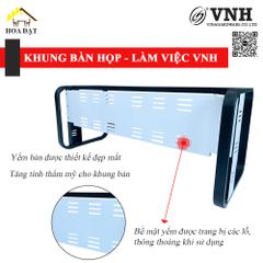 Khung bàn sắt Vinahardware, sơn đen - VNH1808750 - 1800x800x750