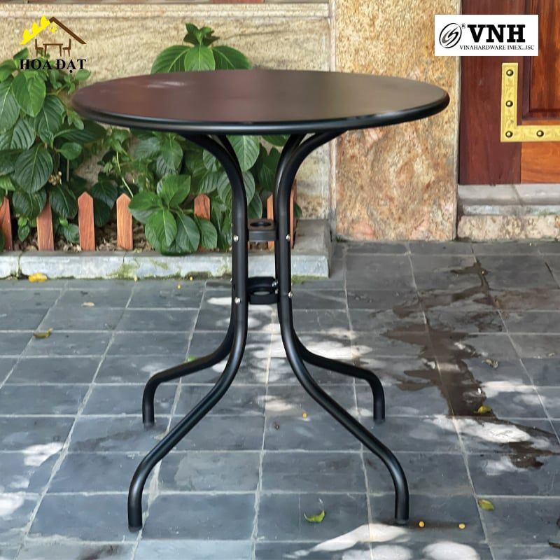 Khung Bàn Tròn Sân Vườn Ngoài Trời Vinahardware- Gia công khung theo yêu cầu