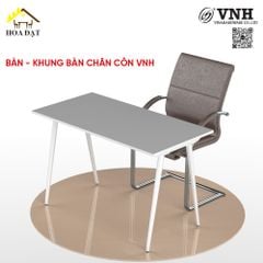 Bộ khung bàn chân côn Vinahardware, sơn trắng - VNH1200600T