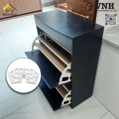 Bản lề tủ giày nhựa  ABS cao cấp 3 tầng Vinahardware PSS923R-PSS923R