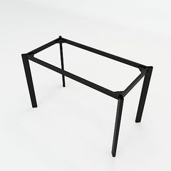 Khung chân bàn oval Vinahardware sơn đen tĩnh điện - VNH8001800B
