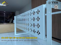 Khung bàn sắt chân tam giác Vinahardware, sơn trắng - VNH700750T