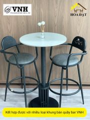 Khung ghế quầy bar Vinahardware, sơn đen tĩnh điện - VNH0230032