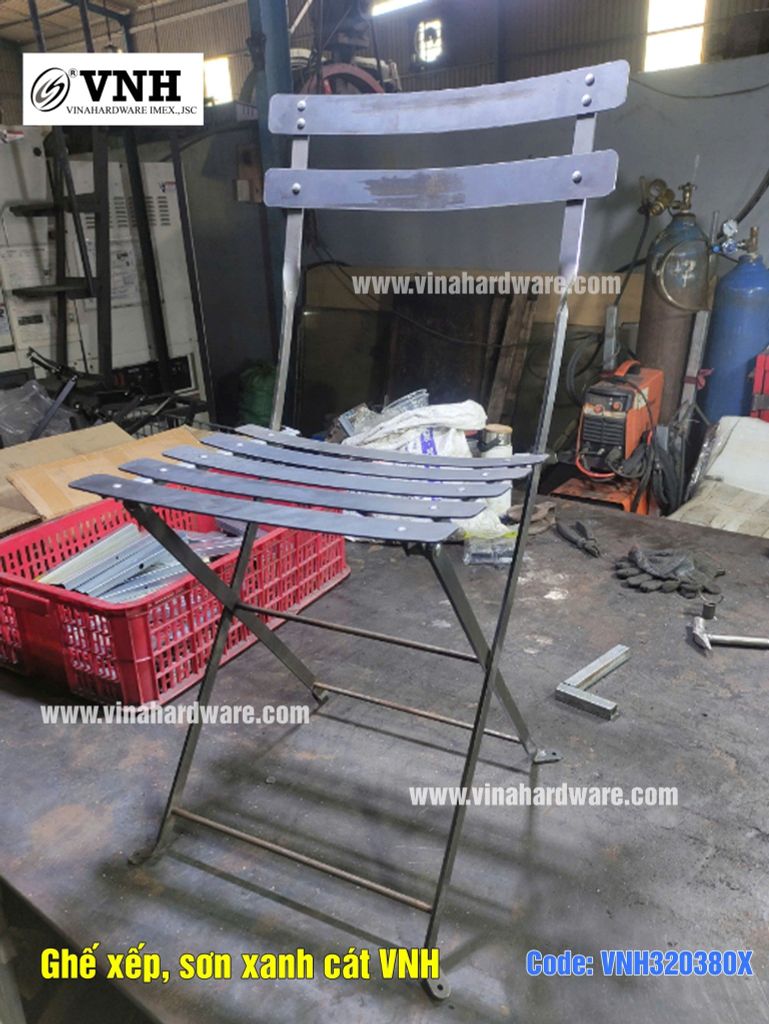 Khung Ghế xếp, sơn xanh cát Vinahardware - VNH320380X