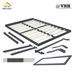 Bộ giường xếp gọn có kệ Vinahardware - Gia công