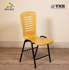 Khung ghế sắt học sinh lưng tựa Vinahardware sơn tĩnh điện- VNH415415440B