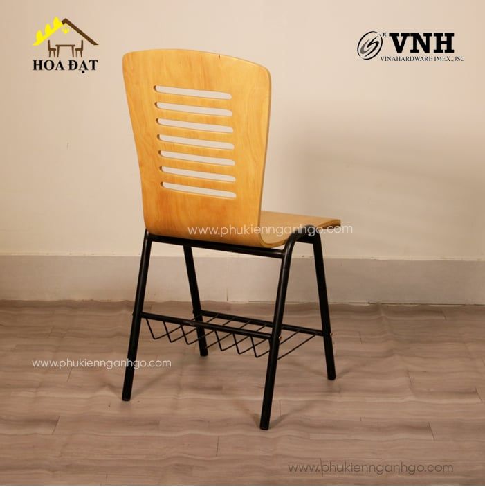 Khung ghế sắt học sinh lưng tựa Vinahardware sơn tĩnh điện- VNH415415440B