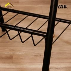 Khung ghế sắt học sinh lưng tựa Vinahardware sơn tĩnh điện- VNH415415440B