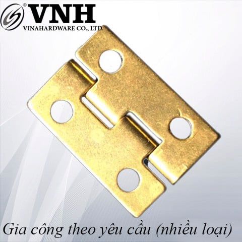 Bản lề lá đông thau mini Vinahardware loại 8x23mm H0026-H0026