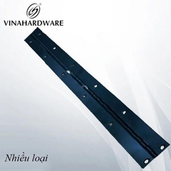 Bản lề piano Vinahardware bản 37, sơn đen mờ - VNH37200B