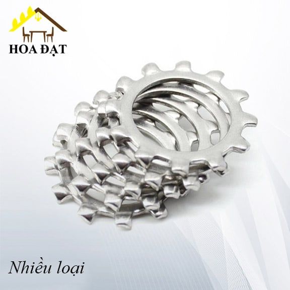 Long đền răng cưa M6, M8 - Nhiều loại VNH