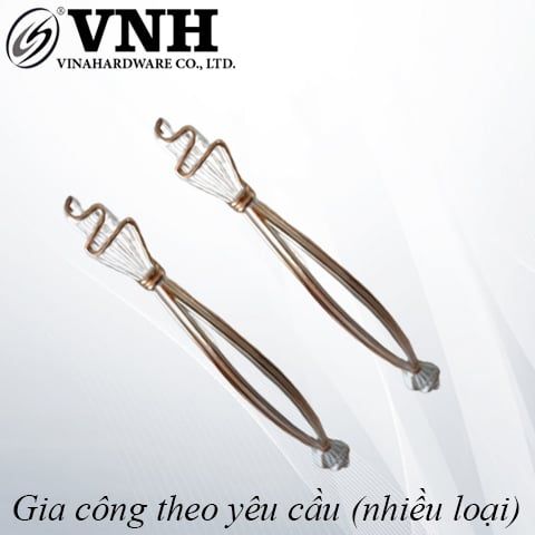 Tay nắm tủ Vinahardware dài 96mm HD0612D96-HD0612D96