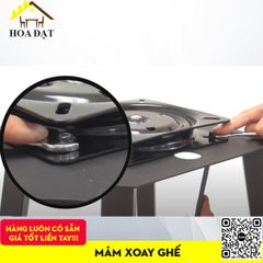 Mâm xoay ghế Vinahardware, màu đen - TT160B2