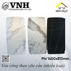 Mặt đá Ceramic màu trắng