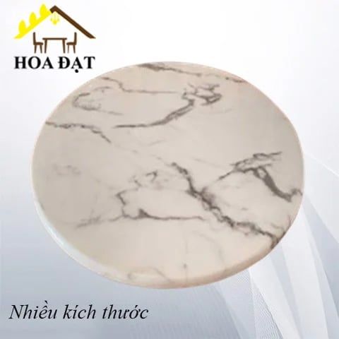 Mặt bàn đen vân trắng Vinahardware, đá nhân tạo - VNH60015